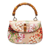 Gucci Bamboo Classic Blooms Top Handle Satchel (eLTiCC)