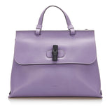 Gucci Bamboo Daily Leather Satchel (24209)