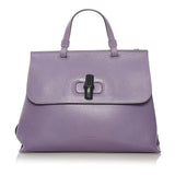 Gucci Bamboo Daily Leather Satchel (SHG-29042)