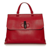 Gucci Bamboo Daily Leather Satchel (SHG-29539)