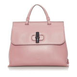 Gucci Bamboo Daily Leather Satchel (SHG-30835)