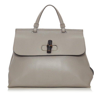 Gucci Bamboo Daily Leather Satchel (37212)