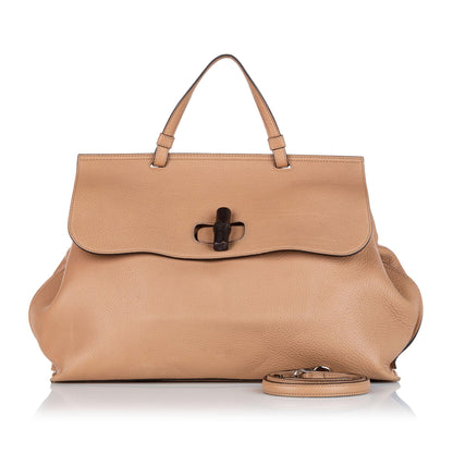 Gucci Bamboo Daily Leather Satchel (37360)