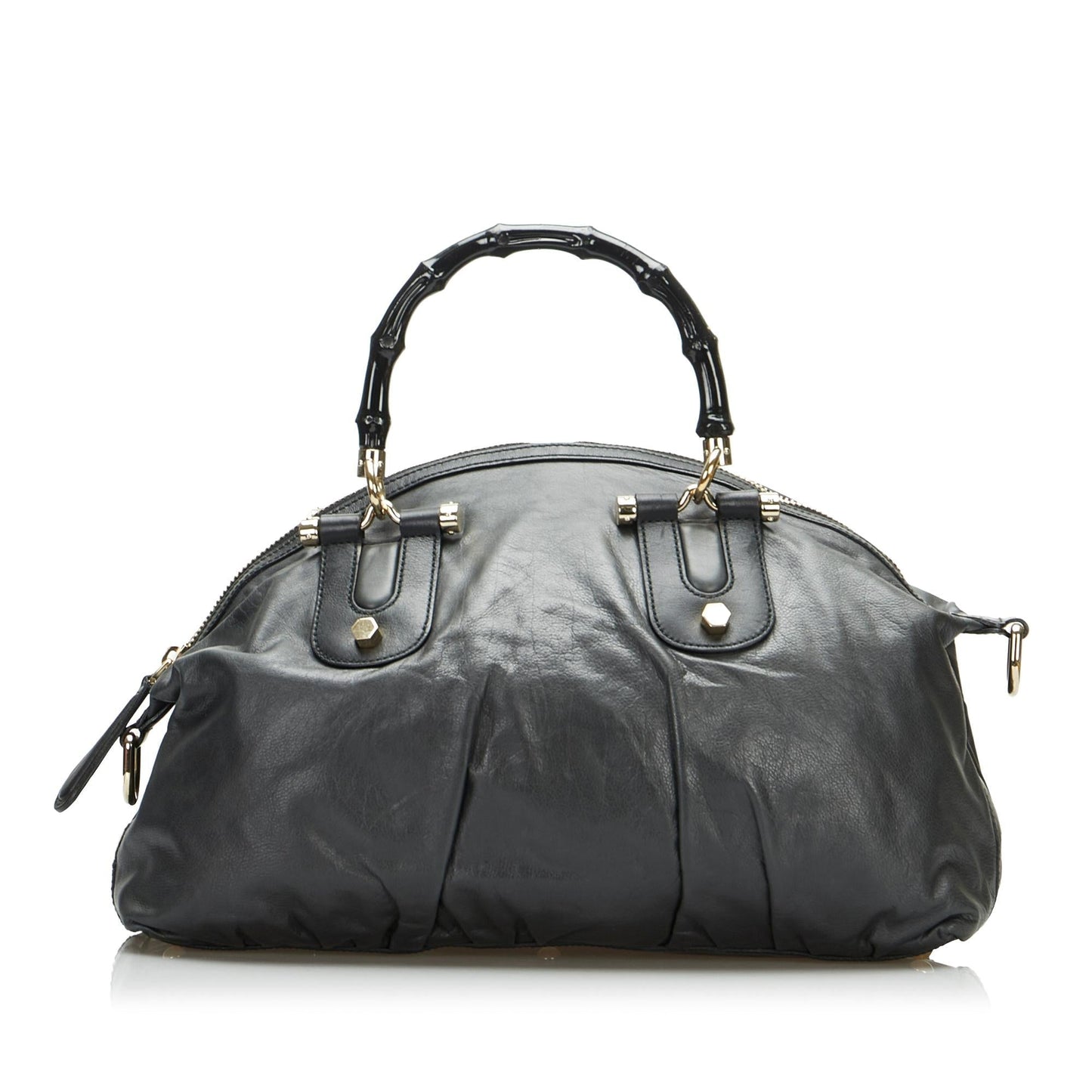 Gucci Bamboo Dialux Pop Satchel (PgirdF)