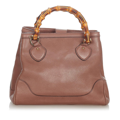 Gucci Bamboo Diana Leather Handbag (31981)