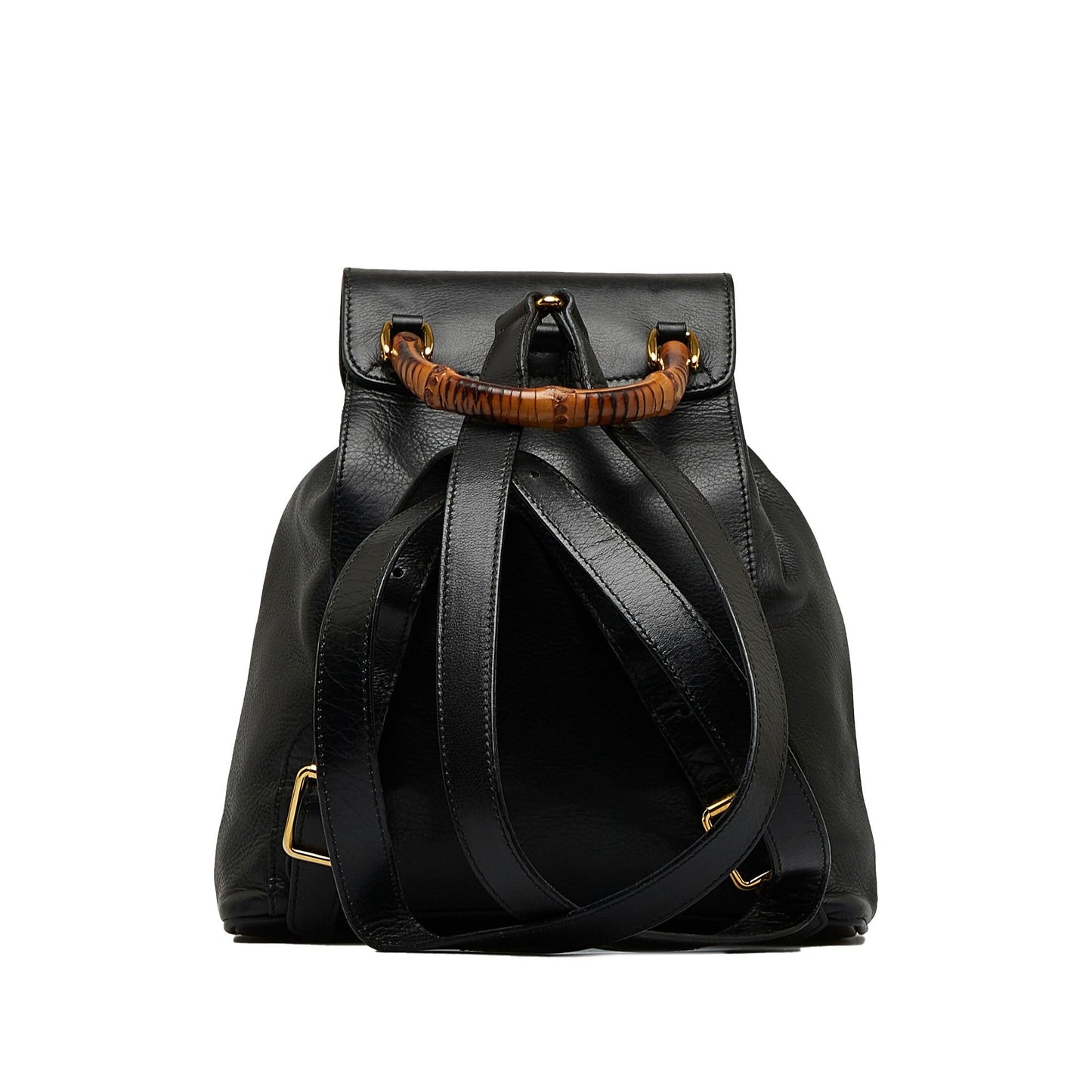 Gucci Bamboo Drawstring Leather Backpack (quqvrC)
