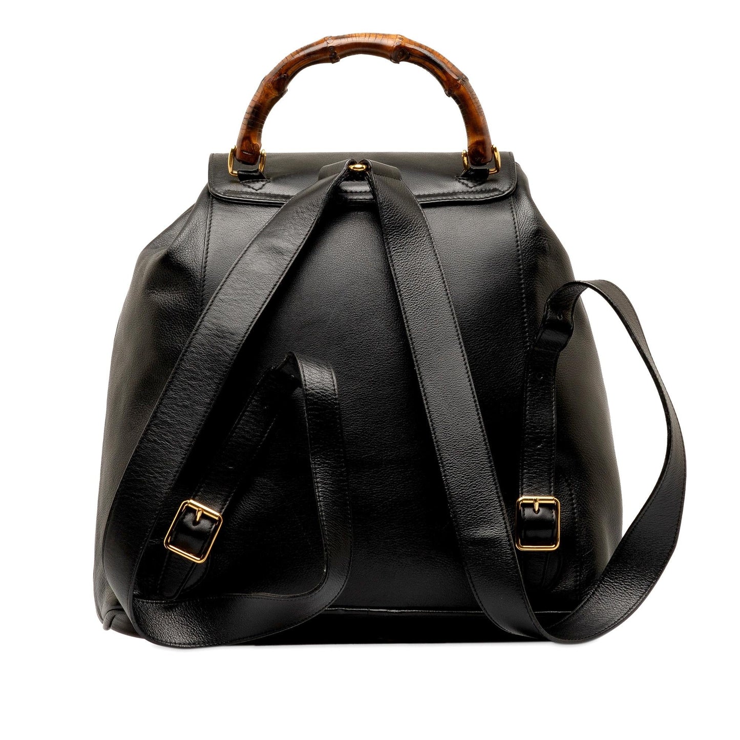 Gucci Bamboo Drawstring Leather Backpack (b7jhdk)