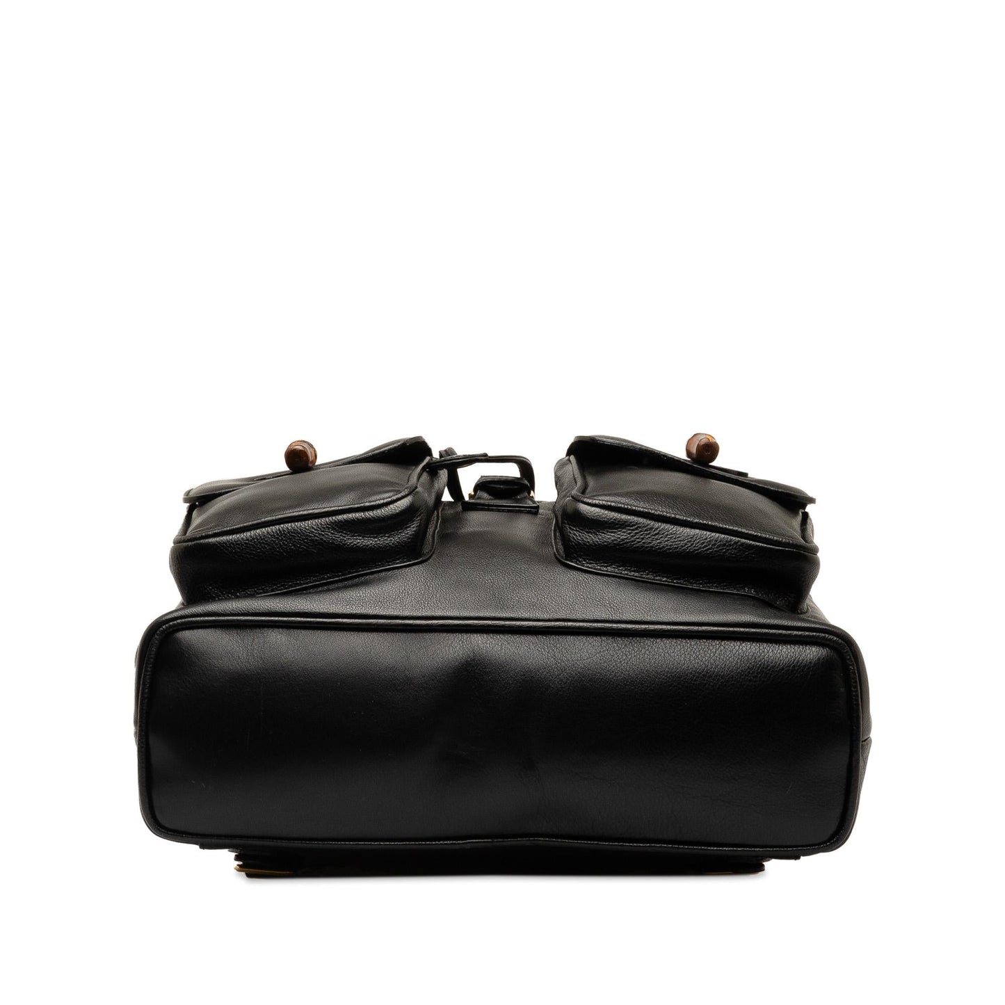 Gucci Bamboo Drawstring Leather Backpack (b7jhdk)