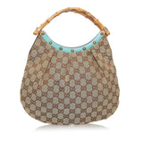 Gucci Bamboo GG Canvas Handbag (30313)