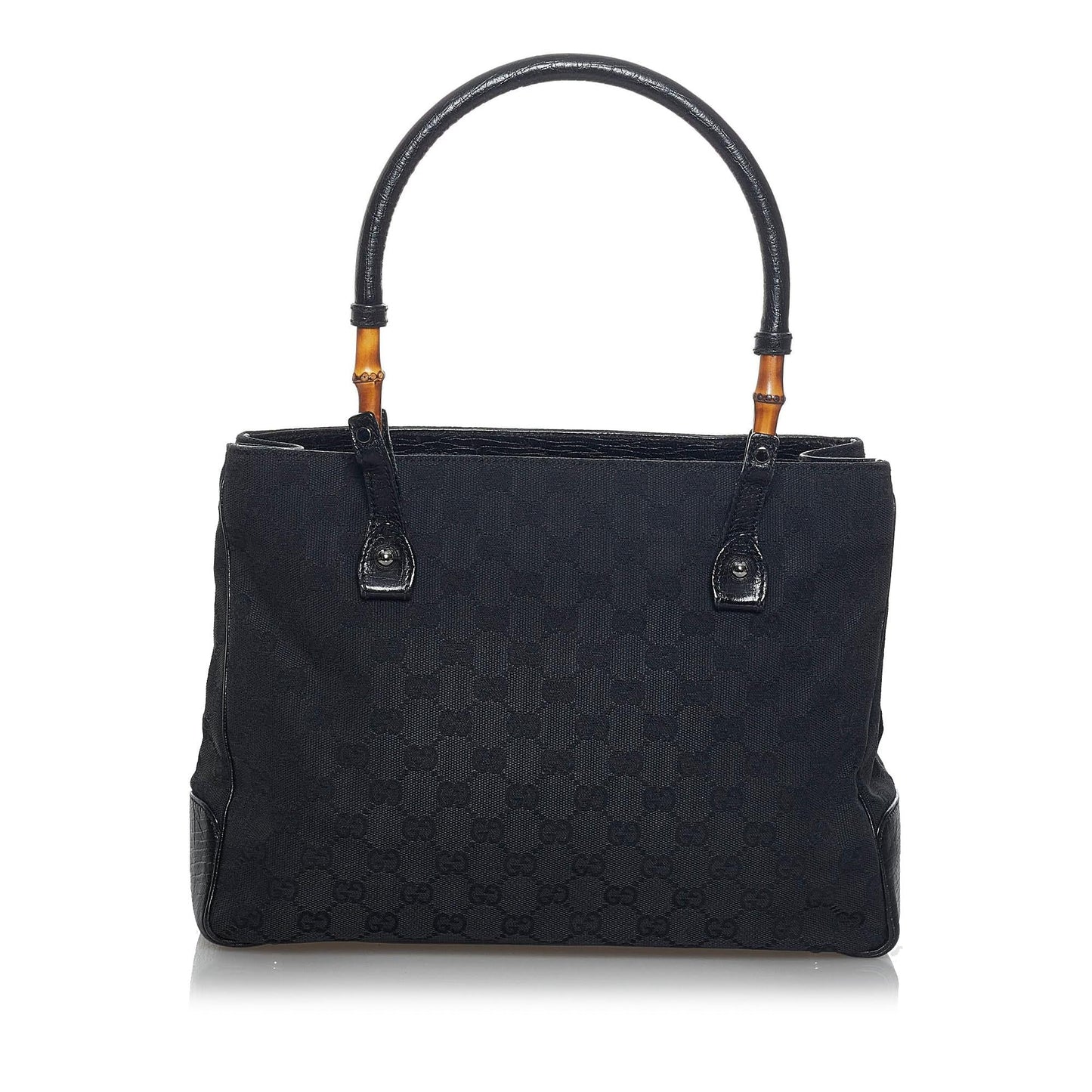 Gucci Bamboo GG Canvas Handbag (34884)