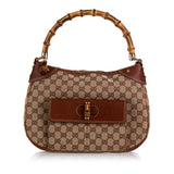 Gucci Bamboo GG Canvas Handbag (CCTUmU)