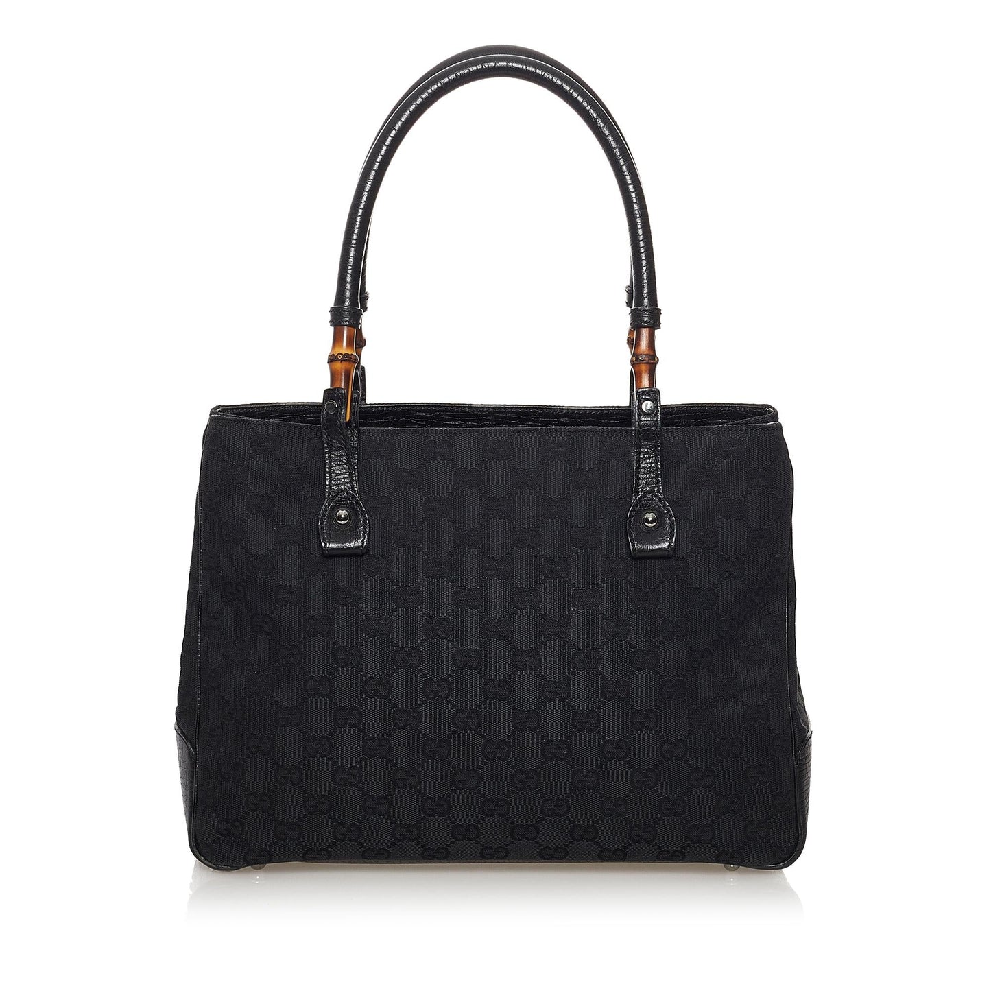 Gucci Bamboo GG Canvas Handbag (oMcH0c)