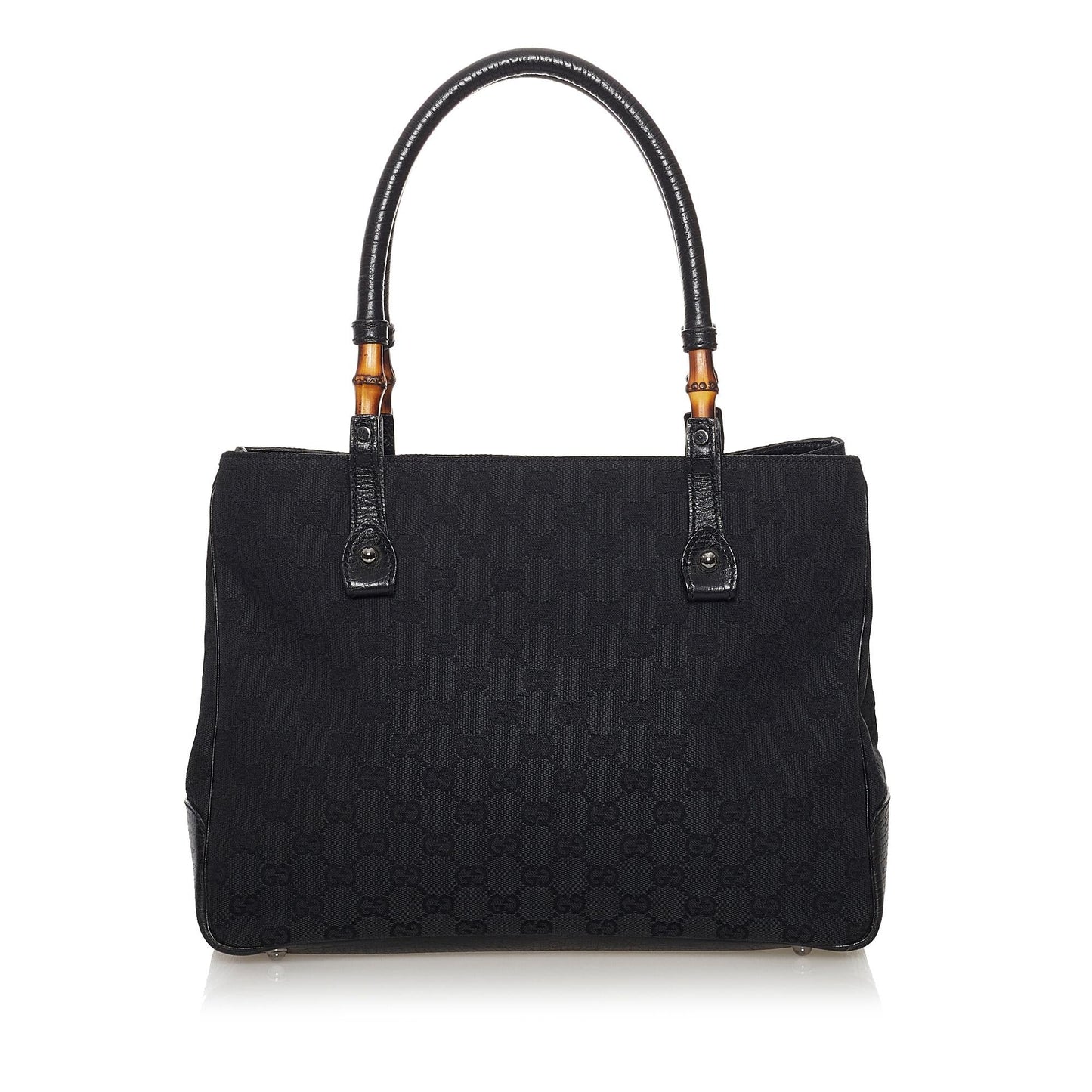 Gucci Bamboo GG Canvas Handbag (oMcH0c)