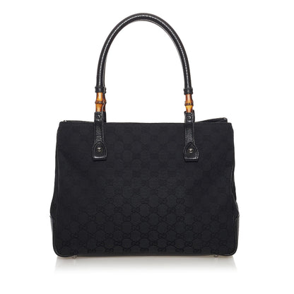 Gucci Bamboo GG Canvas Handbag (oMcH0c)