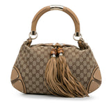Gucci Bamboo GG Canvas Indy Hobo Bag (XsNWx4)