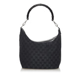 Gucci Bamboo GG Canvas Shoulder Bag (SHG-30523)
