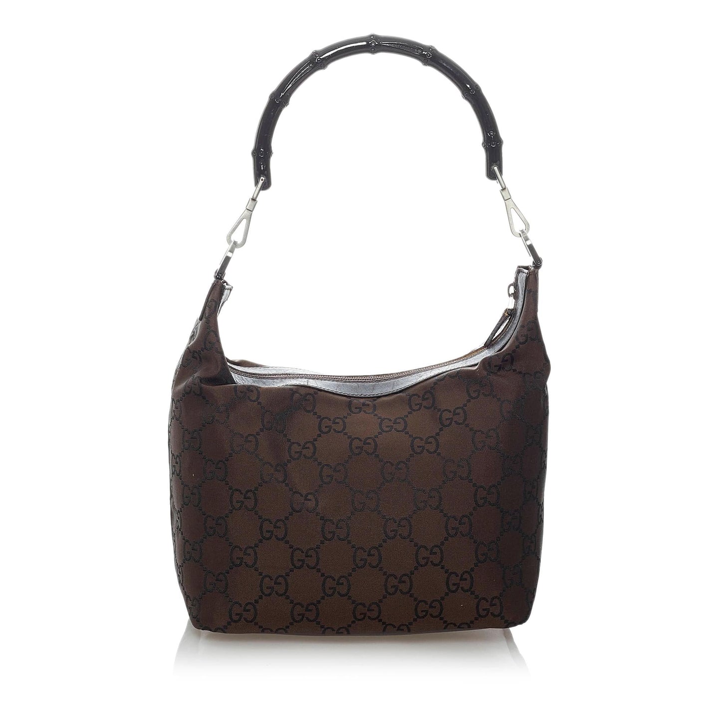 Gucci Bamboo GG Canvas Shoulder Bag (ejITql)
