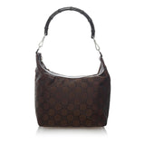 Gucci Bamboo GG Canvas Shoulder Bag (ejITql)