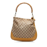 Gucci Bamboo GG Canvas Web Satchel (GPZYZn)