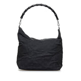 Gucci Bamboo GG Nylon Shoulder Bag (reGuen)