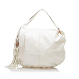 Gucci Bamboo Jungle Leather Hobo Bag (22342)