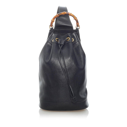 Gucci Bamboo Leather Backpack (33009)
