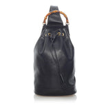 Gucci Bamboo Leather Backpack (33009)