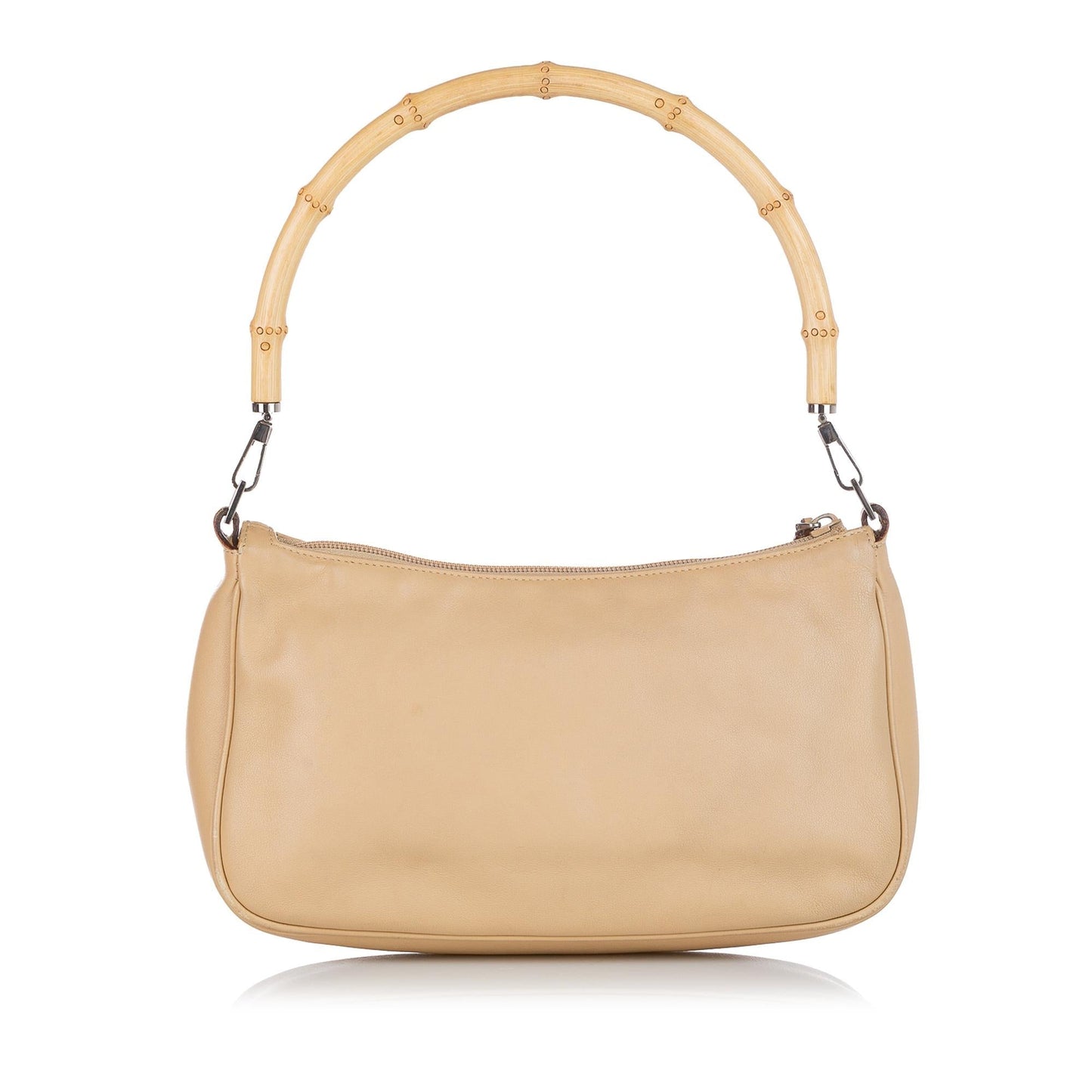 Gucci Bamboo Leather Baguette (23446)