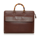Gucci Bamboo Leather Briefcase (32849)