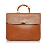 Gucci Bamboo Leather Business Bag (35046)