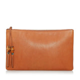 Gucci Bamboo Leather Clutch Bag (31194)