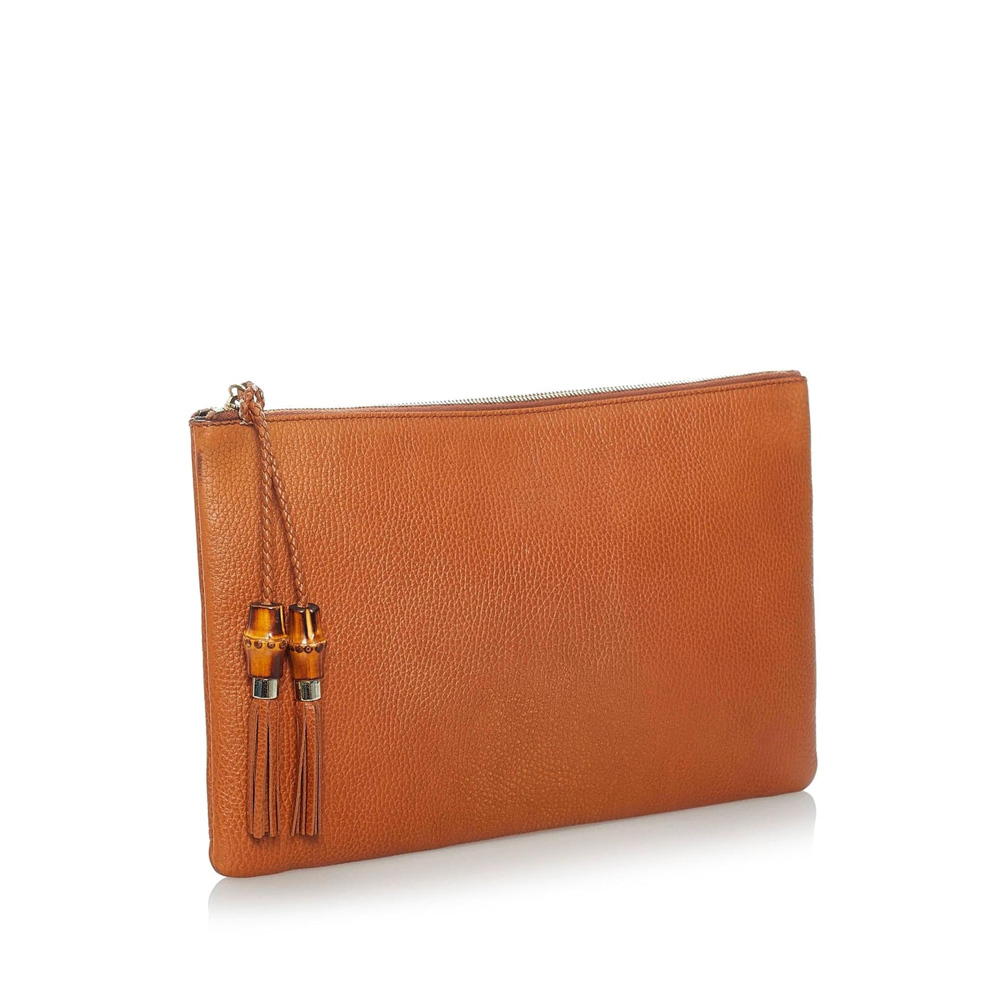 Gucci Bamboo Leather Clutch Bag (31194)