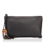 Gucci Bamboo Leather Clutch (q8nBjv)