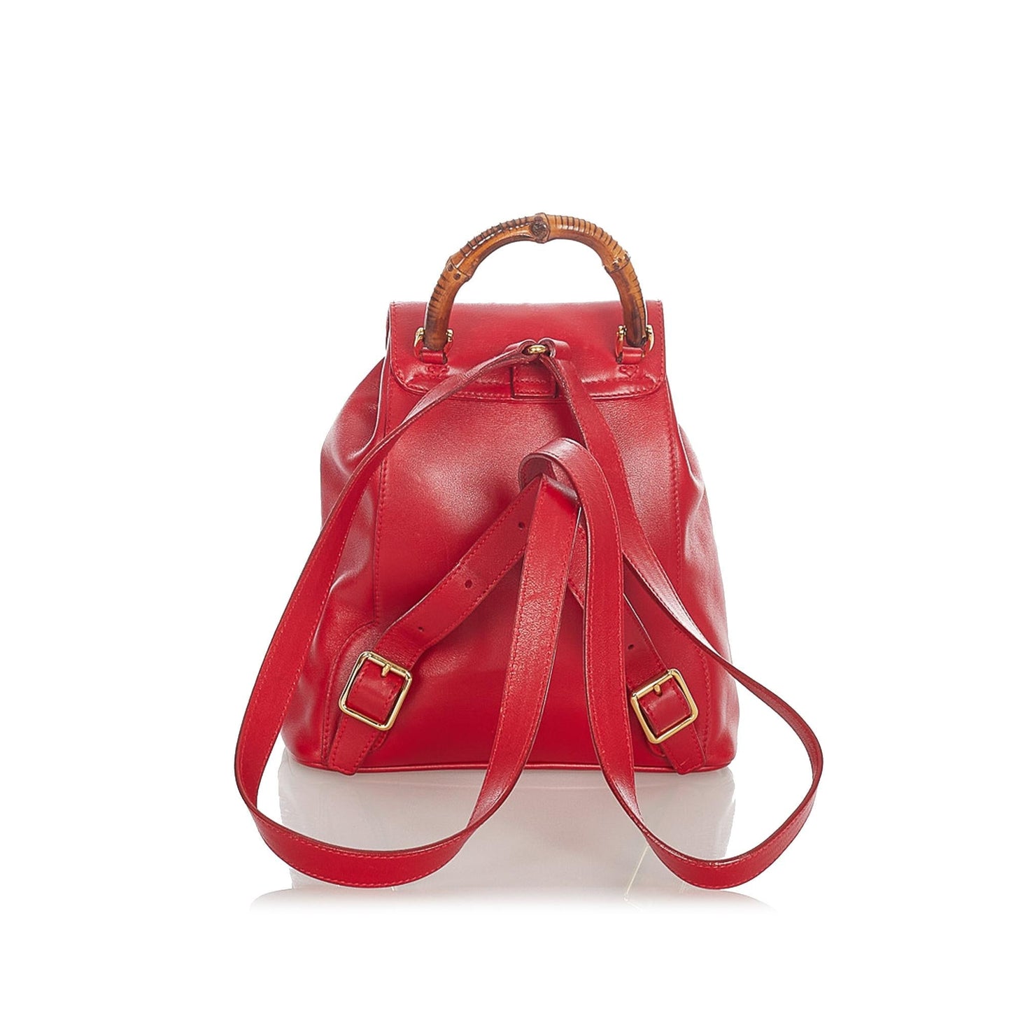 Gucci Bamboo Leather Drawstring Mini Backpack (HWMiaE)