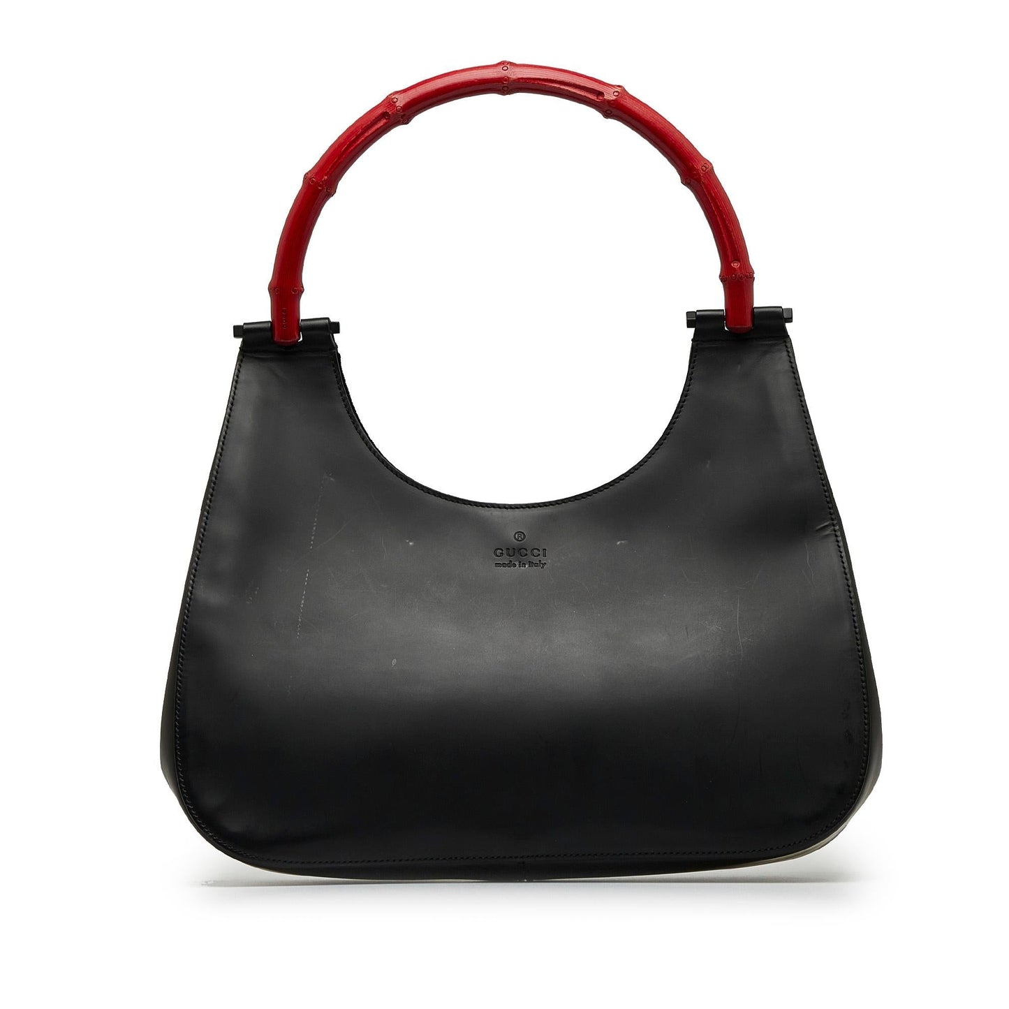 Gucci Bamboo Leather Handbag (xpUWAH)