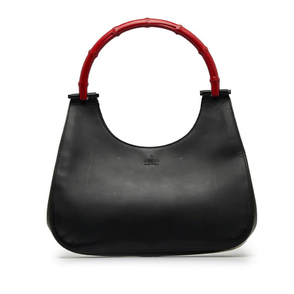 Gucci Bamboo Leather Handbag (xpUWAH)