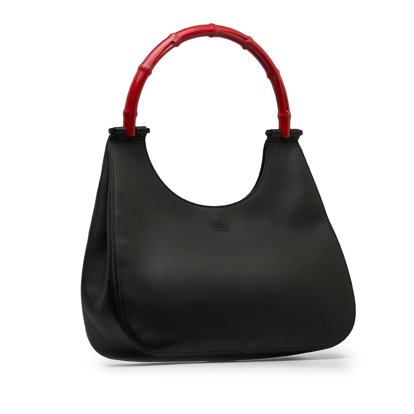 Gucci Bamboo Leather Handbag (xpUWAH)