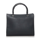 Gucci Bamboo Leather Satchel (SHG-29851)
