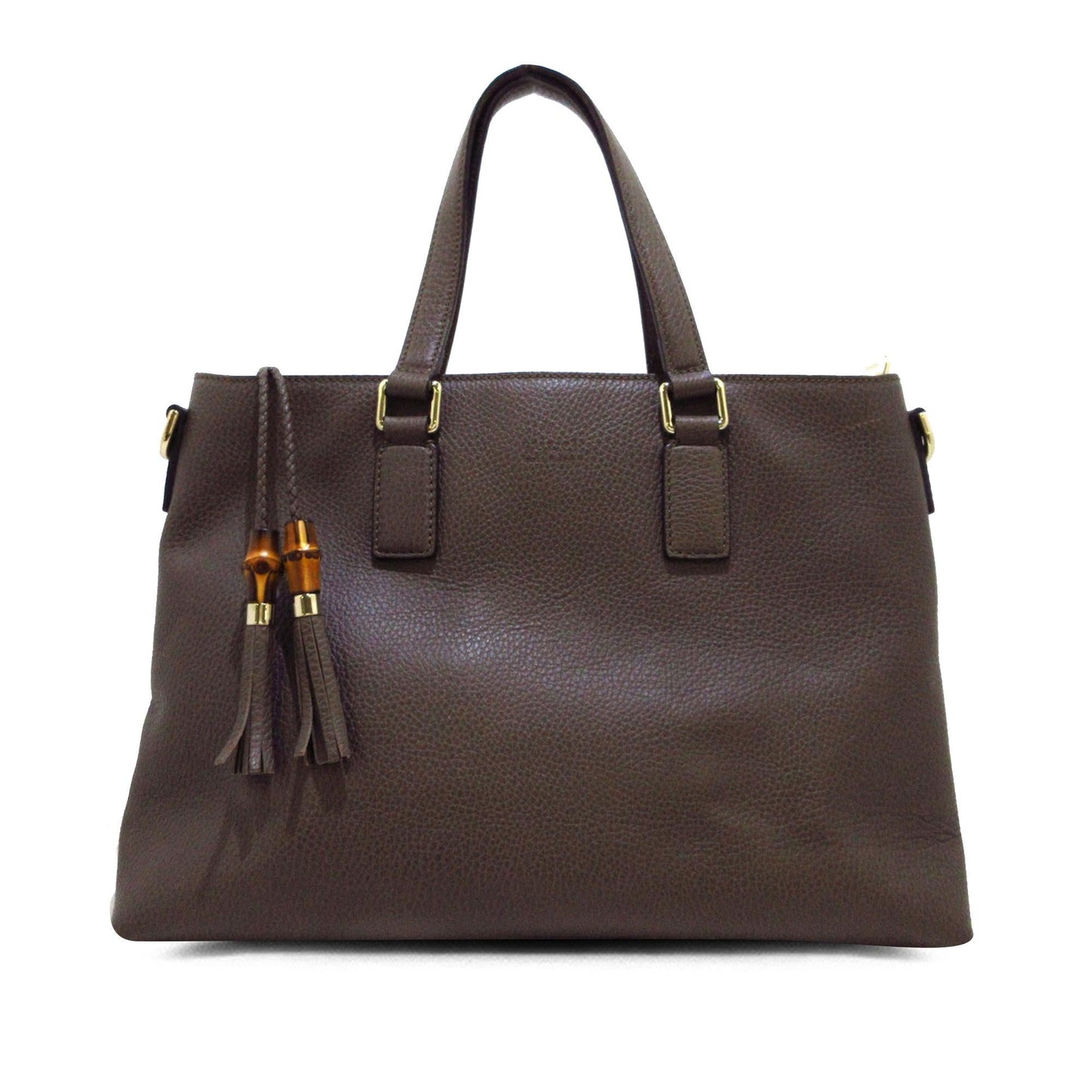 Gucci Bamboo Leather Satchel (IkckBM)