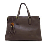 Gucci Bamboo Leather Satchel (IkckBM)