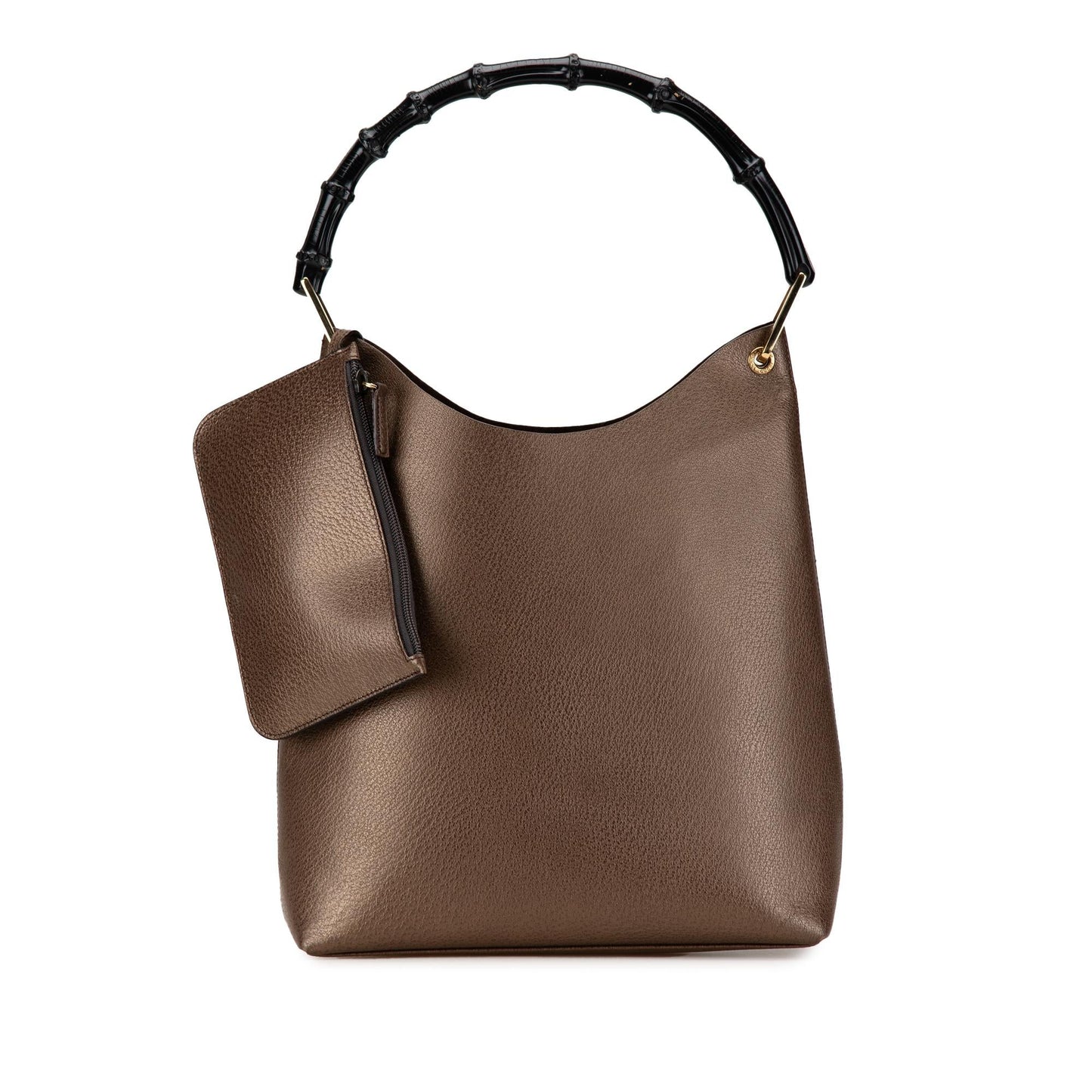 Gucci Bamboo Leather Shoulder Bag (KPbmQJ)