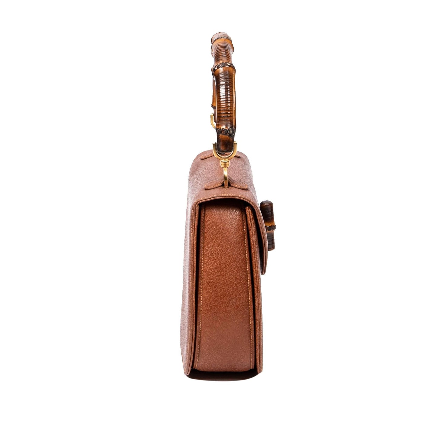 Gucci Bamboo Night Leather Satchel (3sJex1)