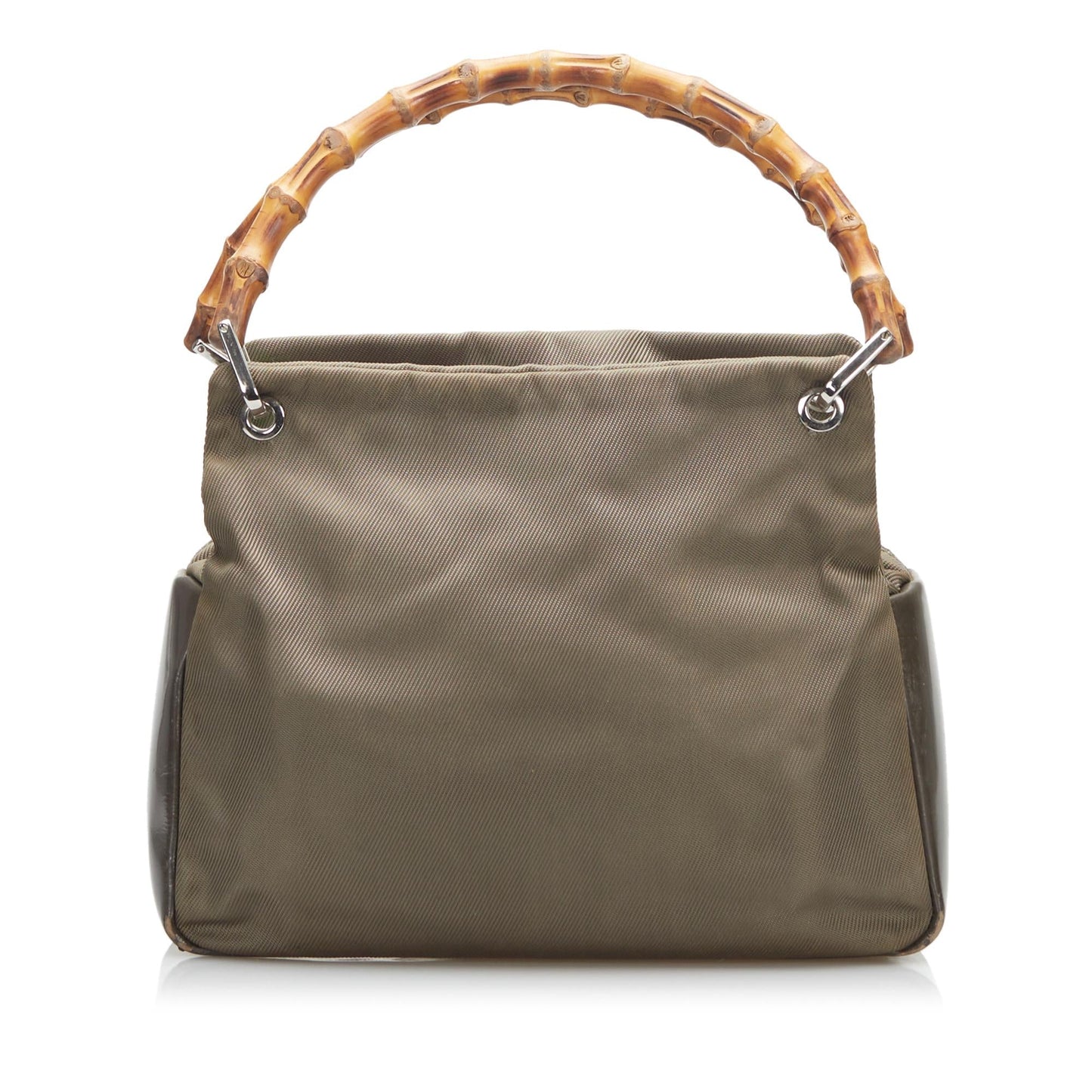 Gucci Bamboo Nylon Handbag (35080)