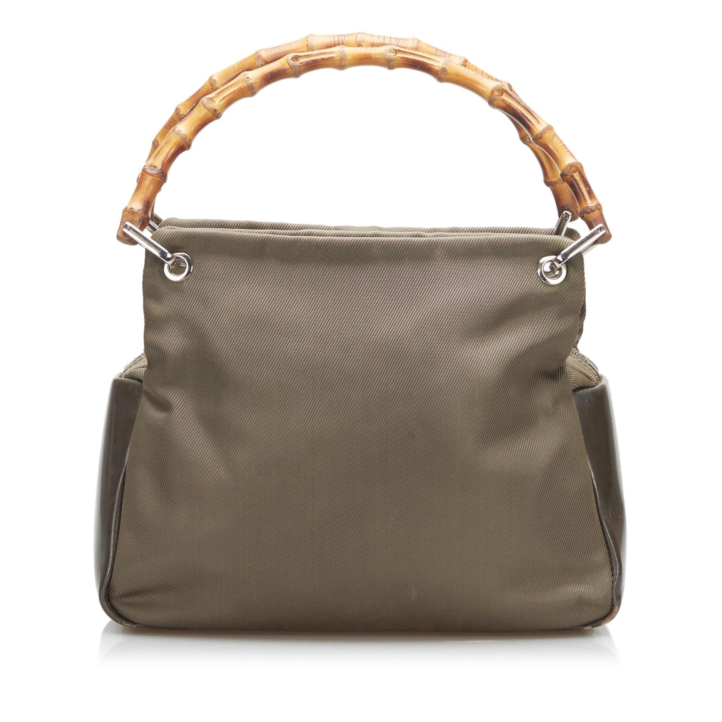 Gucci Bamboo Nylon Handbag (35080)