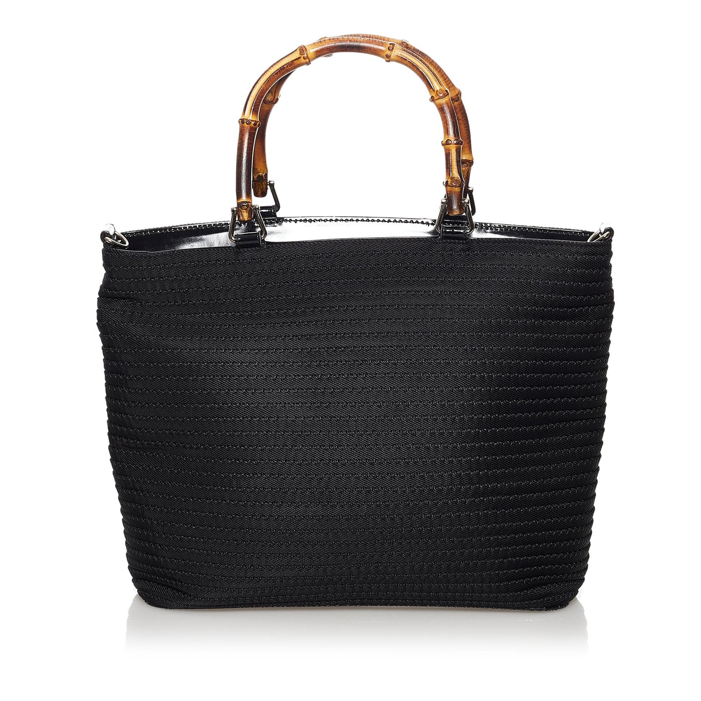 Gucci Bamboo Nylon Satchel (31009)