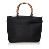 Gucci Bamboo Nylon Satchel (SHG-31009)