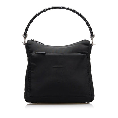 Gucci Bamboo Nylon Satchel (36702)