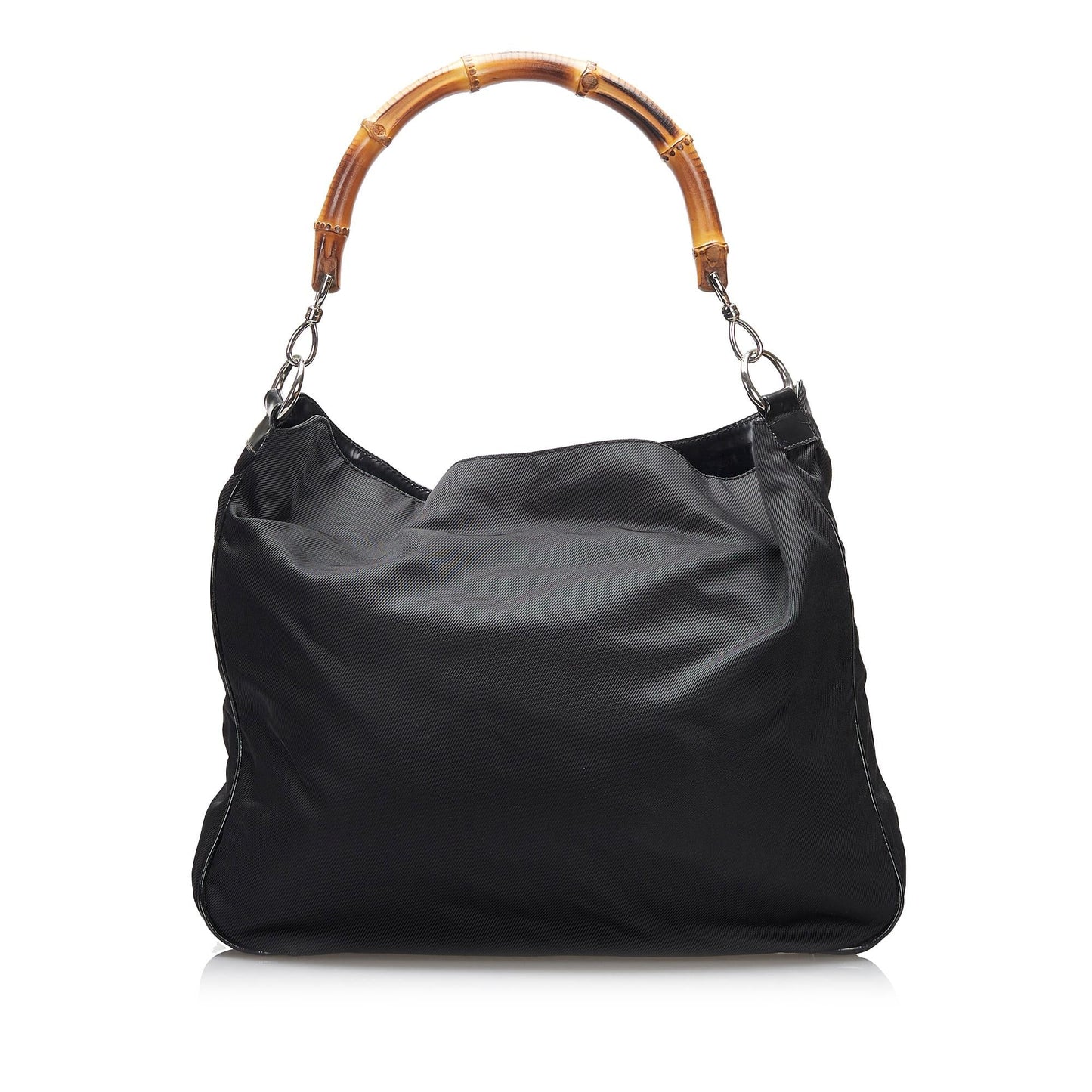 Gucci Bamboo Nylon Satchel (3w9q8z)