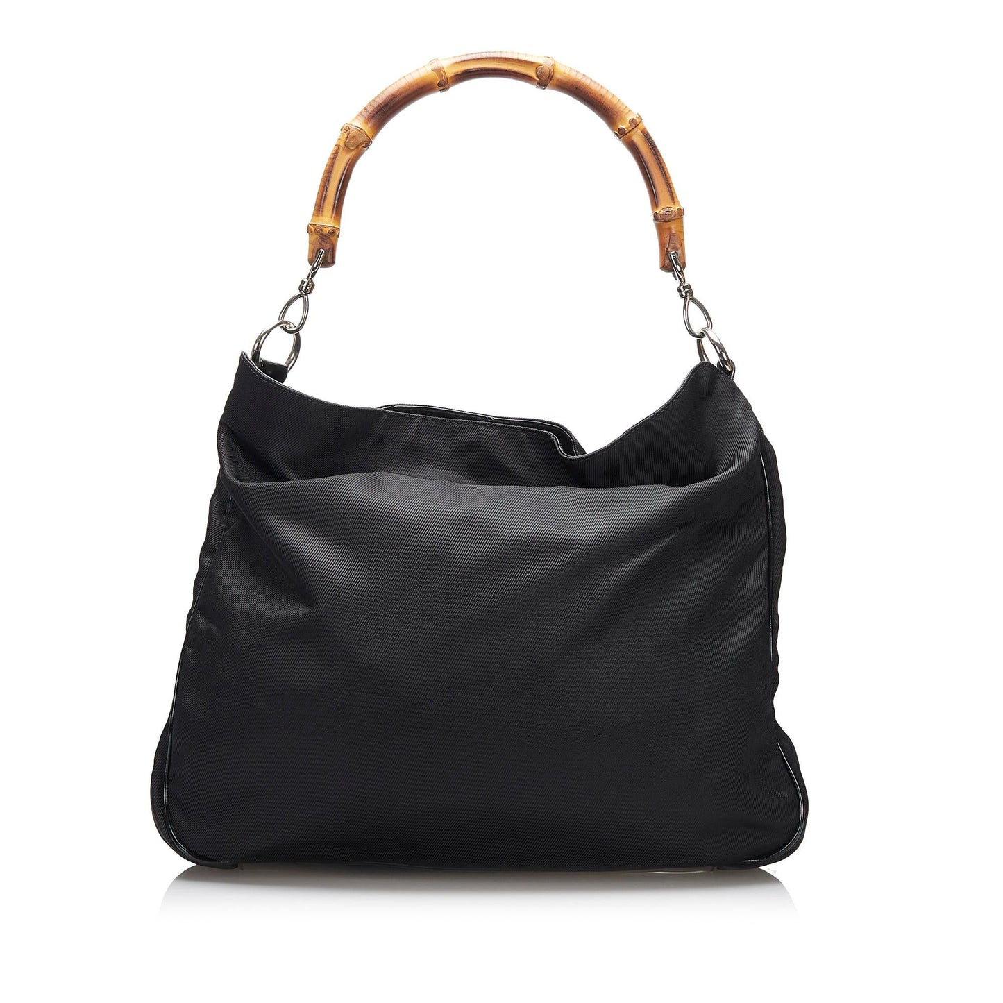 Gucci Bamboo Nylon Satchel (3w9q8z)