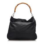 Gucci Bamboo Nylon Satchel (3w9q8z)